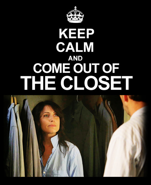 Homosexuals coming out of the closet